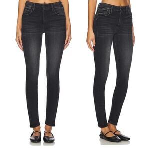 MOTHER High Waisted Looker in Wait Until Dark Skinny Jeans Size 28